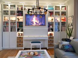 Ikea Billy Wohnwand Mit Viel Stauraum Wohnzimmer Stauraum Wohnwand Ikea