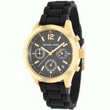 Black And Gold Watch Womens Glamour Black Gold I Keep One For Myself Again P Michael Kors Womens Watch Jetset Black Black And Gold Watch Watches Women Michael Kors Michael Kors
