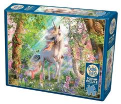 We are, quite simply, mad about puzzles! Cobble Hill 85084 David Penfound Unicorn In The Woods 500 Pieces Puzzle