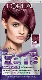 Garnier nutrisse ultra color nourishing permanent hair color cream, r3 light intense auburn (pack of 2) red hair dye. L Oreal Paris Feria Power Violet Permanent Haircolor At Walgreens Get Free Shipping At 35 And View Promotions Violet Hair Colors Feria Hair Color Hair Color
