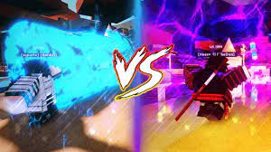 Combustion Element Vs Shiver Purple Lightning Element The Battle Of The Elements Shindo Life Youtube