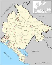 Maps of neighboring countries of montenegro. Map With Localities Of The Spiders In Montenegro For Details See List Download Scientific Diagram