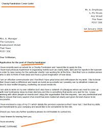 Even when a job listing does not specify that a cover letter is required, you should always submit one wi. Charity Fundraiser Cover Letter Example Learnist Org