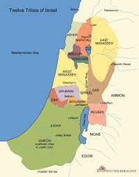 The 12 tribes, southern tribes, northern tribes … it can be confusing. Tribal Allotments Of Israel Ibible Maps