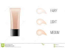 Bb Cream Foundation Concealer Packaging Mock Up With Skin