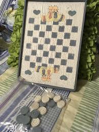 How to paint a checkerboard wall hometalk. Checkerboard Small Vintage Handmade Hand Painted By My Dad Wall Art Wa Jamscraftcloset