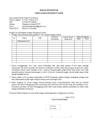 30 sk cpns 31 tmt pns 32 tmt pns 33 pangkat/golongan. Lampiran Surat Pakta Integritas User Login Aplikasi