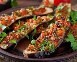 Aubergines Grillees Croq Kilos Aux Tomates Ail Et Paprika Recette Recette Aubergine Recette Et Aubergines Grillees