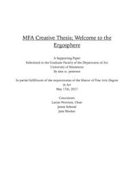 Revised guidelines for formating of thesis/dissertation it is suggested that thesis/dissertation. Mfa Creative Thesis Welcome To The Ergosphere