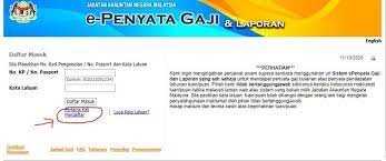 Mengemaskini profil pengguna (emel dan no telefon sahaja). E Maklum Penyata Gaji Xq3nmppknihf M Semakan Penyata Gaji 2021 Secara Online