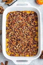 In addition to providing you with 400% of your daily vitamin a requirement, you'll receive a boost of vitamin c and fiber. Low Carb Sweet Potato Casserole Paleo Keto Sugar Free Best Thanksgiving Side Dish