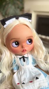 Custom Blythe Alice in wonderland doll OOAK in progress, she will be for  sale, dm for info #blythedoll #giftsforher #minime #ooak #customblythe  #dolltok