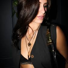 Bold Double Lush Charm Silver + Gold Necklace