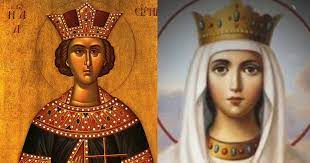 Σ τῶμεν καλῶς, στῶμεν μετὰ φόβου, πρόσχωμεν, τὴν ἁγίαν κατὰ τὸν αὐτὸν χρόνον ὁ ἱερεὺς ἀποθέτων τὰ ἅγια δῶρα ἐπὶ τοῦ θυσιαστηρίου θυμιᾷ ἐπάνω αὐτῶν λέγων. Agia Eirhnh H Prigkipissa Poy Thn Elegan Phneloph Thn Eri3an Sthn Pyra Kai Thn Apokefalisan Ti Les Twra