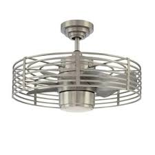 Designers Choice Collection Enclave 23 In Satin Nickel Ceiling Fan Ac17723 Sn Ceiling Fan With Light