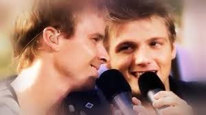 Nick Carter and Brian Littrell