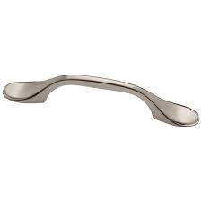 Liberty Modern 3 In 76 Mm Center To Center Satin Nickel Spoon Foot Drawer Pull P50123c Sn C Satin Nickel Brass Spoon Drawer Pulls