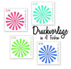 Kinderpost briefmarke selber drucken : Neue Kinderpostmarken Zum Ausdrucken Free Printable Kinder Kreativ Ausdrucken