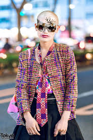 Japanese Fashion Designer In Avant Garde Street Style W Necktie Comme Des Garcons Frammy Vintage Tops Japanese Fashion Designers Streetwear Fashion Fashion