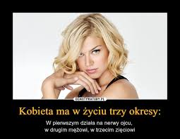 Discover more posts about miłość, cytaty, and kobieta. Kobieta Ma W Zyciu Trzy Okresy Demotywatory Pl
