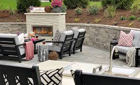 outdoor kitchen with fireplace for your