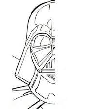 Draw The Other Half Of Darth Vader S Helmet Disney Family Darth Vader Drawing Homeschool Art Art Handouts