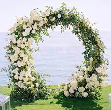 Offering beautiful outdoor & indoor venues at the base of the san gabriel mountains. Lighter Touch With Both Flowers And Foliage But Very Similar Concept To Ceremony Backdrop Add In Some Wedding Arch Ceremony Flowers Wedding Ceremony Backdrop