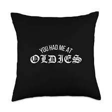 Amazon.com: 1950s Oldies Music Co Oldie Goodie 50s Music Dad 1950s Father  Throw Pillow, 18x18, Multicolor : Home & Kitchen