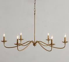 lucca iron chandelier pottery barn