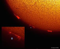 Where the center of mass of the solar system is at one focus, and the center of mass of the earth is on the path of the ellipse. Earth Size Compared To Sun Graphic