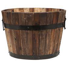 Check spelling or type a new query. Tuscan Path 55cm Half Barrel Wooden Planter Bunnings Australia