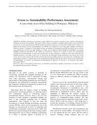 We did not find results for: Doc Green Vs Sustainability Performance Assessment A Case Study Of An Office Building In Putrajaya Malaysia Veronica Soebarto Academia Edu
