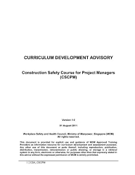 Fire safety has been on the national agendas for hundreds of years. Construction Safety Course For Project Managers Cscpm