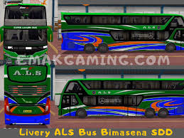 Bimasena sdd bussid game's inbuild bus mod. Livery Bussid Hd Keren Double Decker