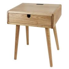 Also, it comes in the mail fully assembled. Nightstand With Usb Ports Natural Oak Flora Home Target