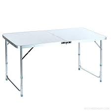 4ft Aluminum Portable Folding Utility Table With Carrying Handle For Indoor Outdoor Picnic Party Dining C Camping Table Camping Furniture Folding Camping Table