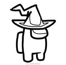 Among Us Coloring Pages Wizard Coloring Pages Free Coloring Pages Halloween Coloring Pages