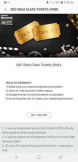 Alcohol requires a 21+ government issued photo id (i.e.: Redeem Free Gsc Gold Class Ticket With Samsung Pay