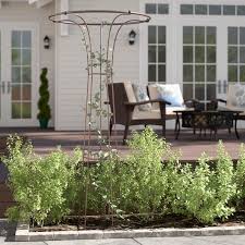 Get free shipping on qualified garden trellises or buy online pick up in store today in the outdoors department. Alcott Hill Izabella Flared Iron Gothic Trellis Reviews Wayfair