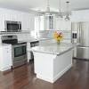 Gray grounds a lot of other elements in your kitchen like your kitchen appliance colors and any natural materials you might have such as stone countertops and exposed wood. 1