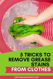 Chalk works in the same fashion, pulling the oil from the fabric; 5 Tricks To Remove Grease Stains From Clothes Centsable Momma