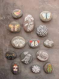 Fourteen Rock Crafts Cute Rock Painting Stone Art