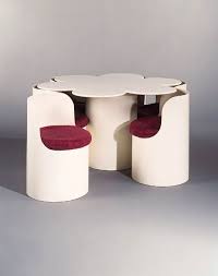 Bernard Holdaway Retro Table Dining Table Chairs Works With Alexa