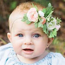 Click To Buy 1pc Summer Girls Bride Girls Headwear Wedding Party Headband Handmade Flowers Floral Hairba Baby Hair Bands Baby Sneakers Baby Shoes Newborn