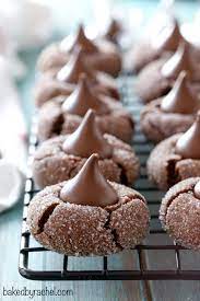 Baked By Rachel Chocolate Kiss Cookies Chocolate Kiss Cookies Kiss Cookie Recipe Christmas Baking