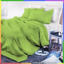 بطانية سرير نوم باللون التفاحي bedroom green bedroom bed