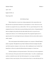 How to write a reflective paper? Self Reflection Paper Essays Rhetoric