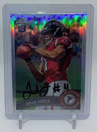 Jones should more than fill the need the titans developed in their receiving corps with their free agency loss of no. Julio Jones Autographed 2011 Topps Chrome Refractor Rookie Card Sports Cards Investing