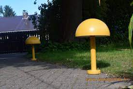 Uses standard bulbs with notation of 250w/250v on lamps. Bega Mushroom Garden Lamps Vintageinfo All About Vintage Lighting