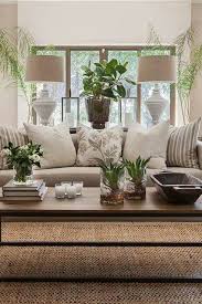Livingroom Decor With Beige And Plants A Clean Style That S Comfortable And Not Too Sterile Living Room Designs House Interior Home Living Room